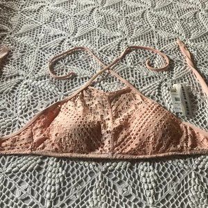A ROBBIN PICCONE BRA TOP - MIA BALLET PINK